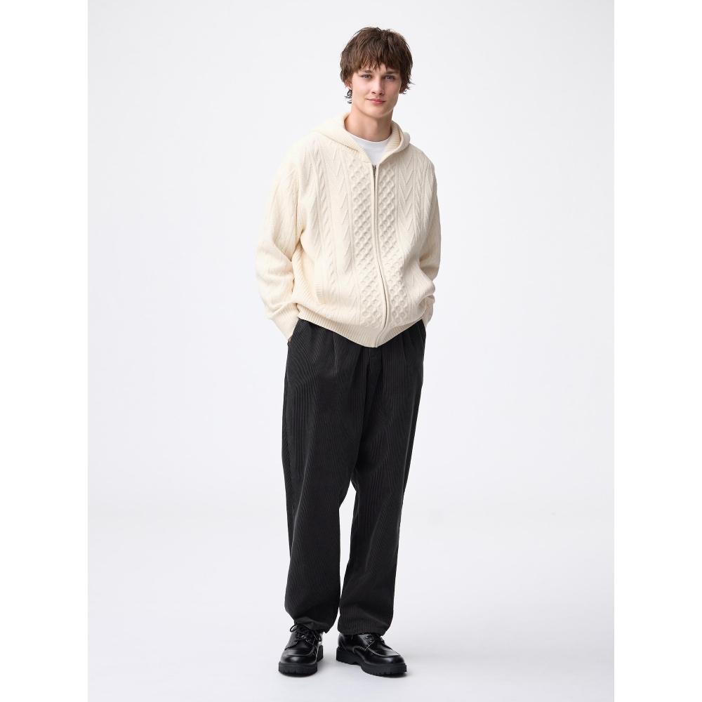 Uniqlo Gu Cable Full Zip Hoodie