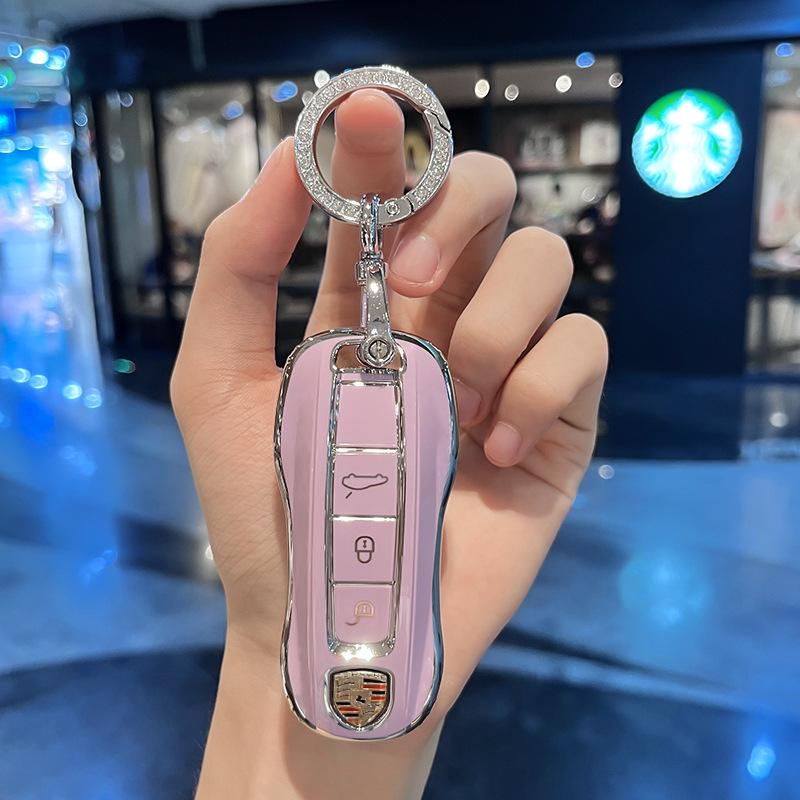 Porsche Key Shell Cover for Cayenne, Macan, Panamera, 718/911