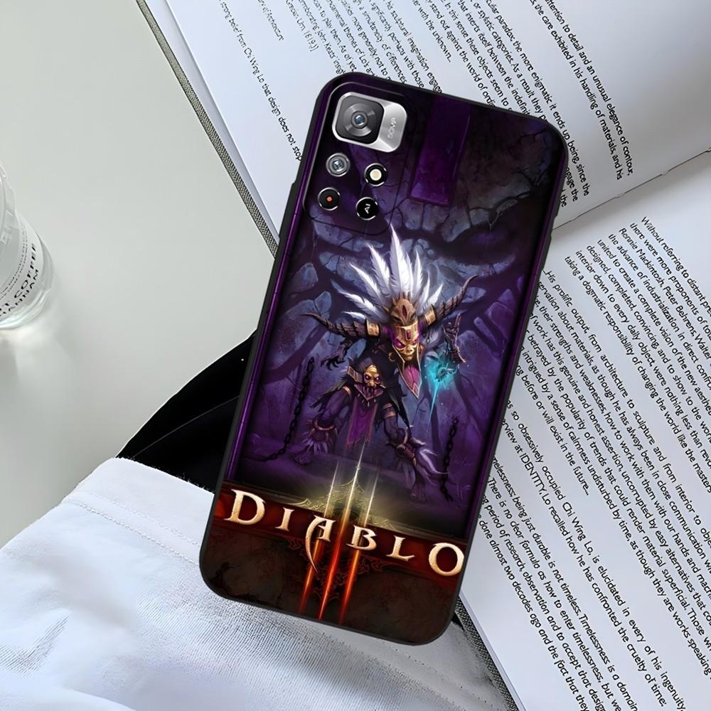 Hot Game Diablo Phone Case for Xiaomi Redmi Note 14 13 12 11 9 Ultra 10 Lite Poco F4 F5 X5 Pro Plus Cover