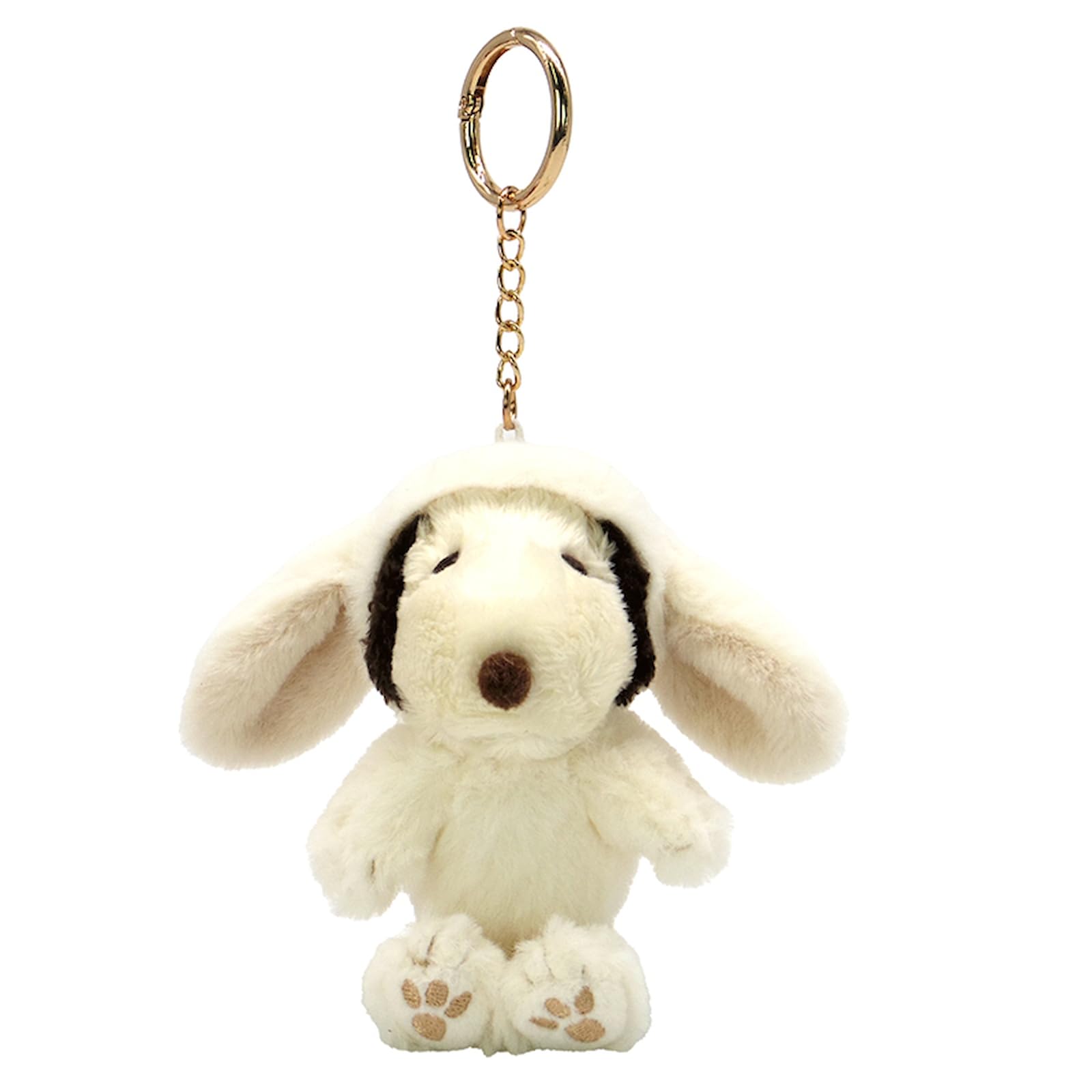 

Nakajima Corporation Peanuts Snoopy Lop-Eared Bunny Mascot, White, 213808-25, 12cm H x 12cm W x 7.5cm D