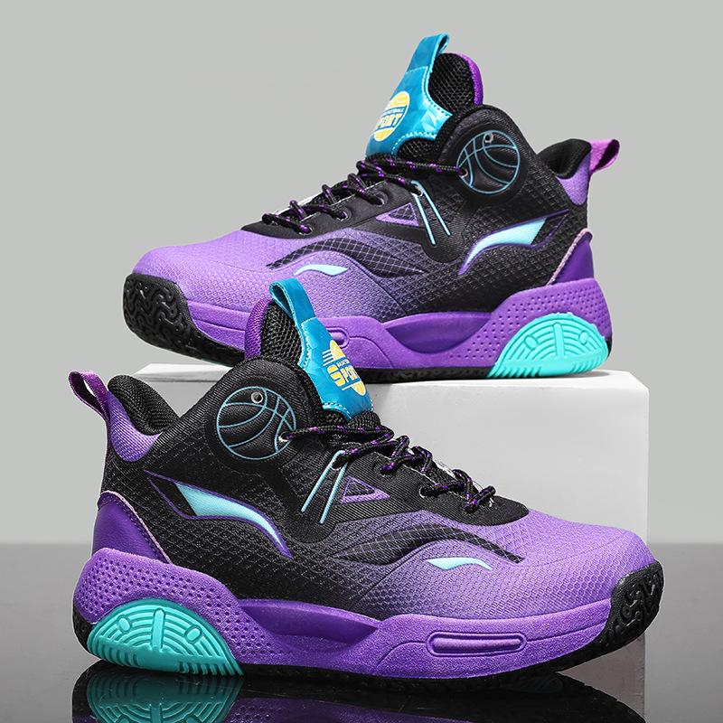 Youth Training Shoes Sports Wear-resistant New Children's Actual Combat 2025 Sports Shoes Autumn and Winter Boys Basketball Shoes Boys