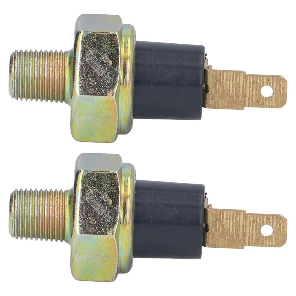 2Pcs Engine Oil Pressure Sensor Male Thread Oil Pressure Transducer for Air Cooled Diesel Engine
