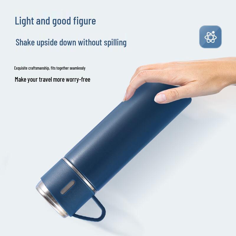 Xiaoyueya 304 Stainless Steel Insulated Bottle with 3 Lids Gift Set