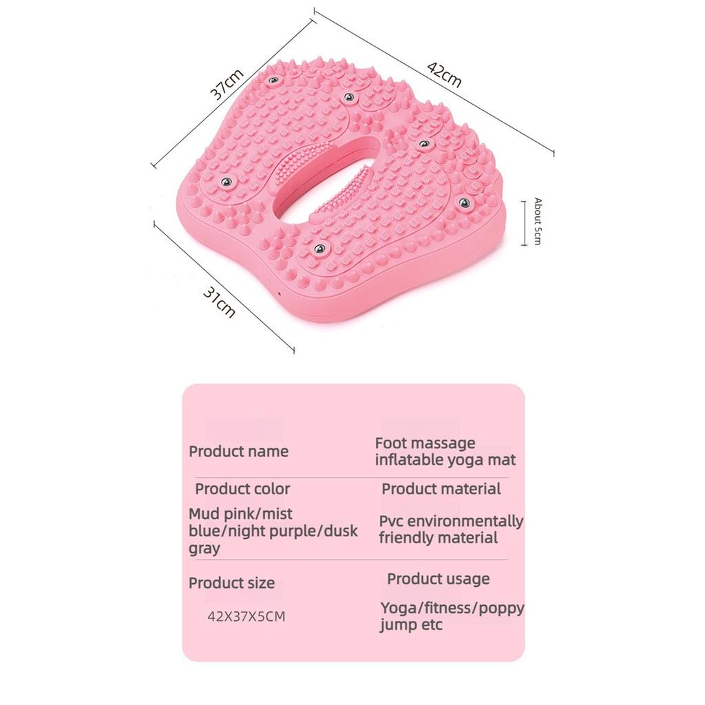 Massage Foot Pad Multi-Function Magnetic Acupressure Mat New Anti-Slip Home Inflatable Foot Roller Reflexology Massager