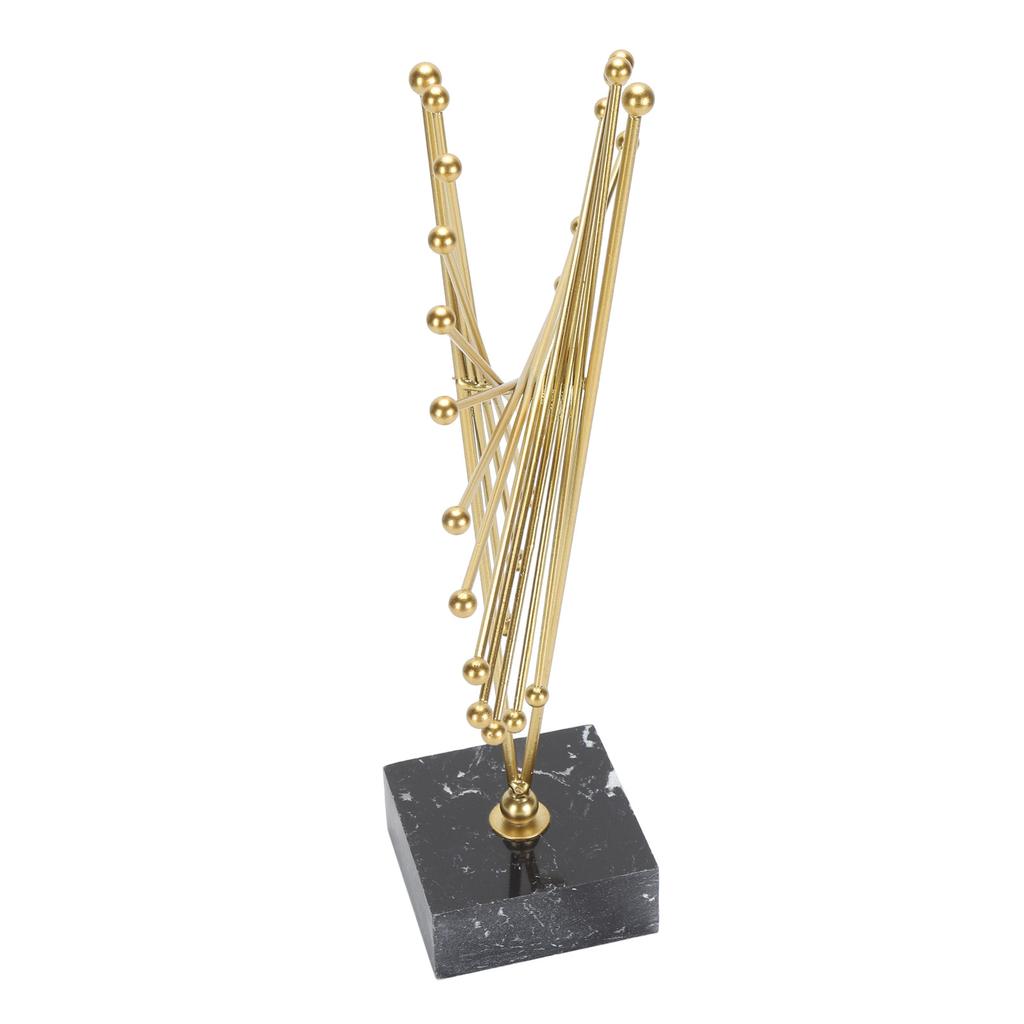 Abstrakte Linie Metallornamente Innovativer Moderner Stil Abstrakte Kunst Statue für Eingang Wohnzimmer Arbeitszimmer Schreibtisch
