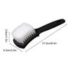 Brosse Lavage Pneus Voiture, Brosse Nettoyage Jantes Voiture avec des Poils Souples pour Nettoyer de Pneus de Roue Extérieure,Blanc