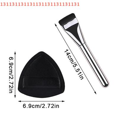 Lightweight Liquid Makeup Applicator with Integrated Sponge Makeup Tools Accessory One-Word Flat Top Foundation Brush
