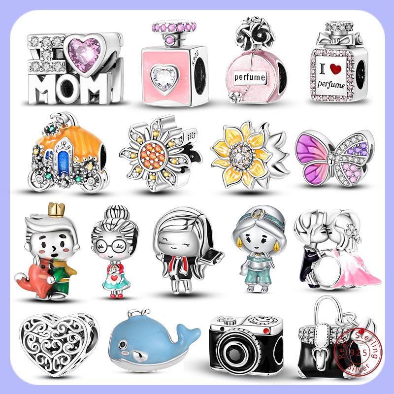 New 925 Silver Charm Bead Fit Original Bracelet Charms for Women Necklace DIY Jewelry Gift