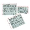 3D Letter Number Silicone Fondant Molds Chocolate Cake Molds Cake Decorating DIY Tools Jelly Cookies Baking Printing Mould