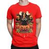 Novelty HALLOWEEN TRICK Black Cat T-Shirts Men Crewneck 100% Cotton T Shirts Cute Ghost Pumpkin Short Sleeve Tees Party Clothing
