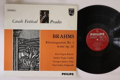 LP Schallplatte KARL ENGEL SANDOR VEGH GEORGES JA  Brahms Klavierquartett Nr. 2 835100AY PHILIPS 1961 Deutschland Klassisch Gebraucht