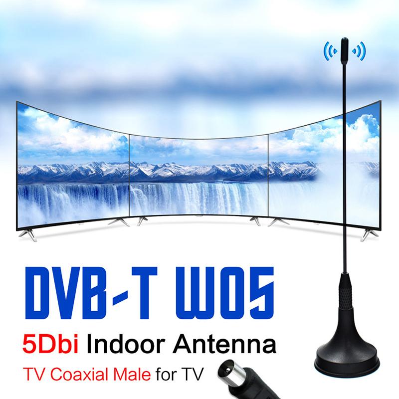 Freeview HDTV Receptor de semnal digital pentru interior DVB-T Mini antenă TV Amplificator de antenă Receptoare de televiziune CMMB Antenă TV digitală HD