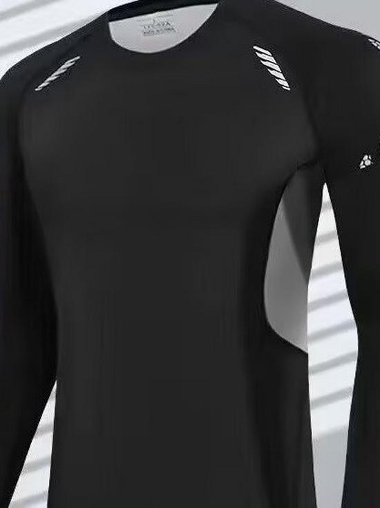Men's Outdoor Quick-Dry Base Layer Long Sleeve for Running, Cycling, and Sports