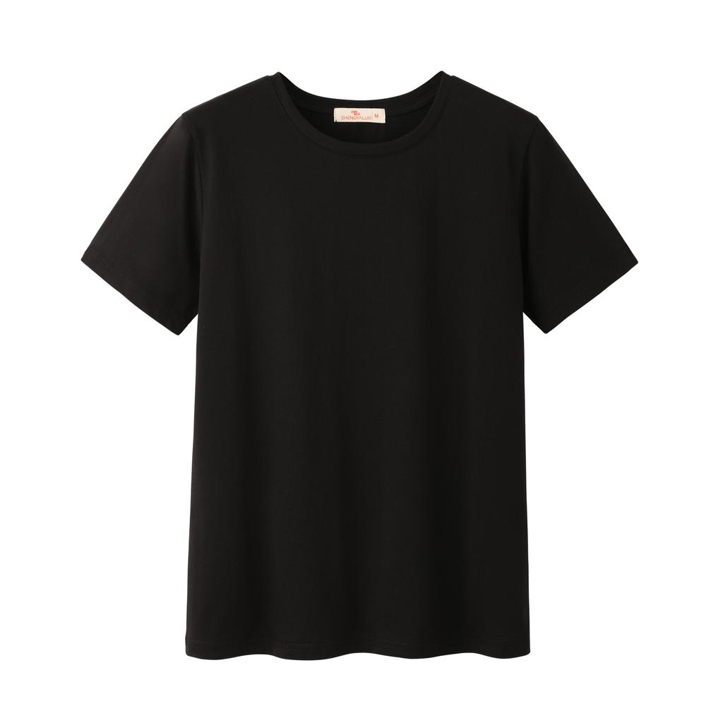Spring New Short-sleeved Ins Korean Version T-shirt Girls Round Neck Casual Printed Tops Fashionable and Cute Women's Clothing