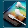 Wired Earphones Type C Digital Chip Noise Canceling Mobile Phone Earbubs with Volume Control