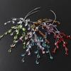 30pcs Water Drops Artificial Flower Picks Acrylic Flower Branches Simulation Drop Flower Picks Fake Plant Ornaments for Wedding Anniversary Party