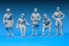 Miniart 1/35 Italian Tank Crew Head Resin Figures (5 Figures) Plastic Model MA35500 (Person)