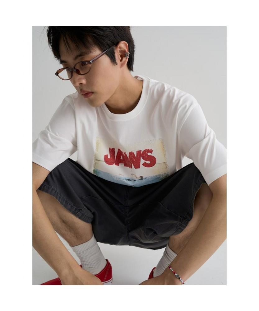8SECONDS [Jaws] Jaws Graphic T-Shirt White