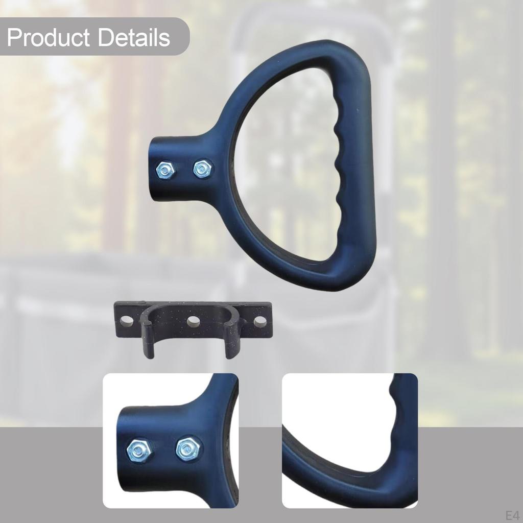 Folding Wagon Push Handle Replace Accessories Practical Trolley Spare Parts for Camping