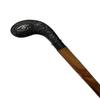 Handmade Black Brass Handle Walking Stick  3 Fold Cane