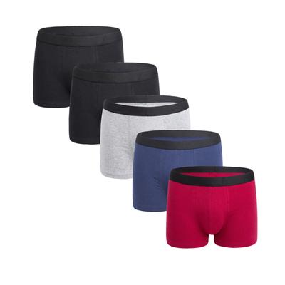 Men's Hot Fashion Solid Colour Comfortable 95% Cotton Underwear Plus Size