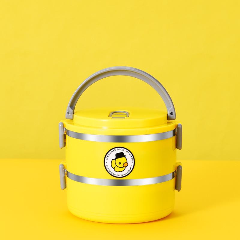 

304 Stainless Steel Insulated Multi-layer Lunch Box for Students and Office Workers
