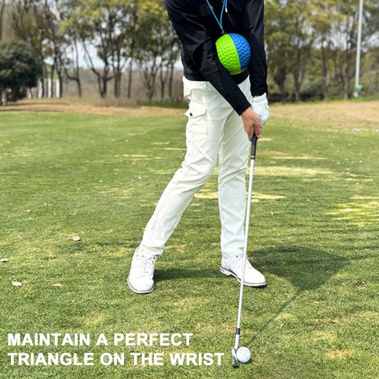 Golf Swing Training Aid PU Foam Ball Golf Swing Posture Correcter Indoor Outdoor Golf Practice Equipment for Beginners And Professionals