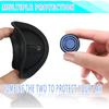 Car Silicone Door Latch Protective Cover Car Door Lock Latches Cover Protector Vehicle Ventilation Doors Locks Guard Stopper Set Universal Car