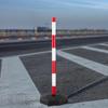 85cm Traffic Cone Barrier Parking Post Portable Traffic Bollard Parking Pole Sideways Construction Lot Road Markers Warning Pile