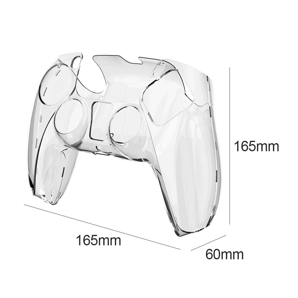 Electronic Machine Accessories Clear PC Cover Ultra Slim Protector Case for PS5 Controller for PS5 DualSense