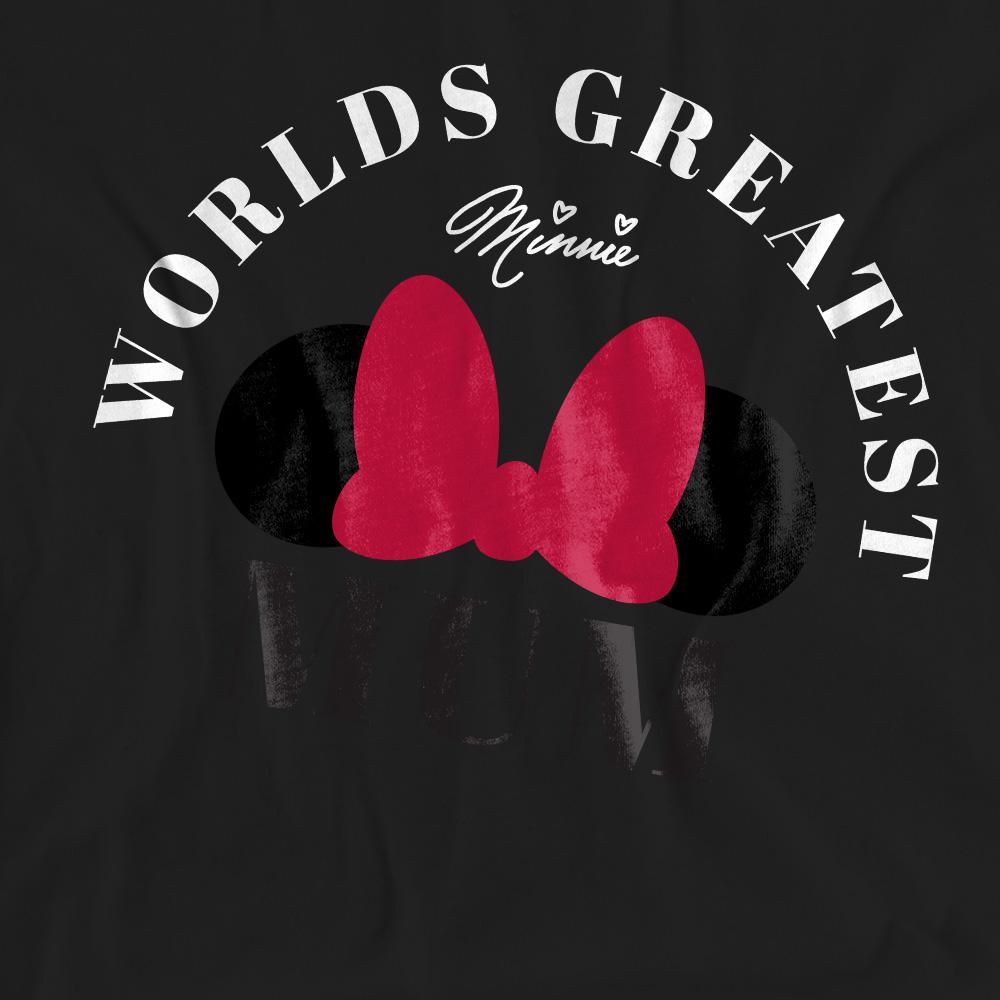 Minnie Mouse Футболка унисекс для взрослых «Самая лучшая мама в мире» ко Дню матери