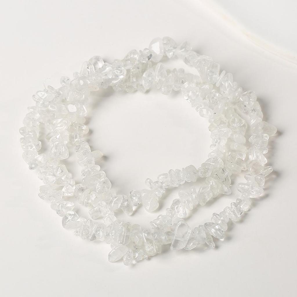 80cm Natürliche Amethyst Splitterkette - Poliert, Unregelmäßige Streifen für DIY Schmuck & Armbänder