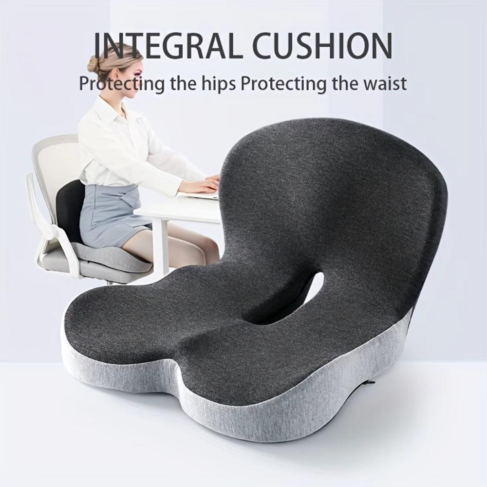 Breathable Memory Foam Backrest Cushion Non-Slip Driving Comfort Cushion  Truck Driver
