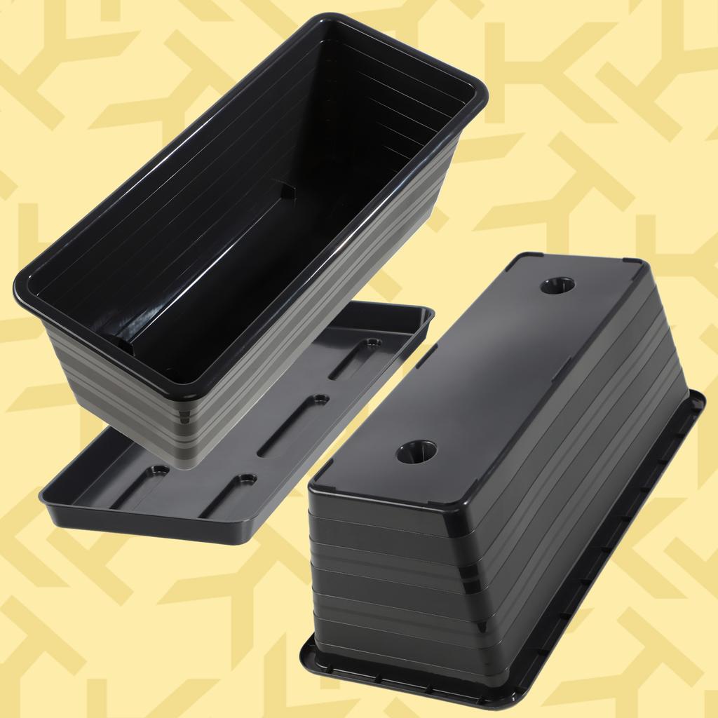 KADAX Balcony Box Flowerpot + Stand