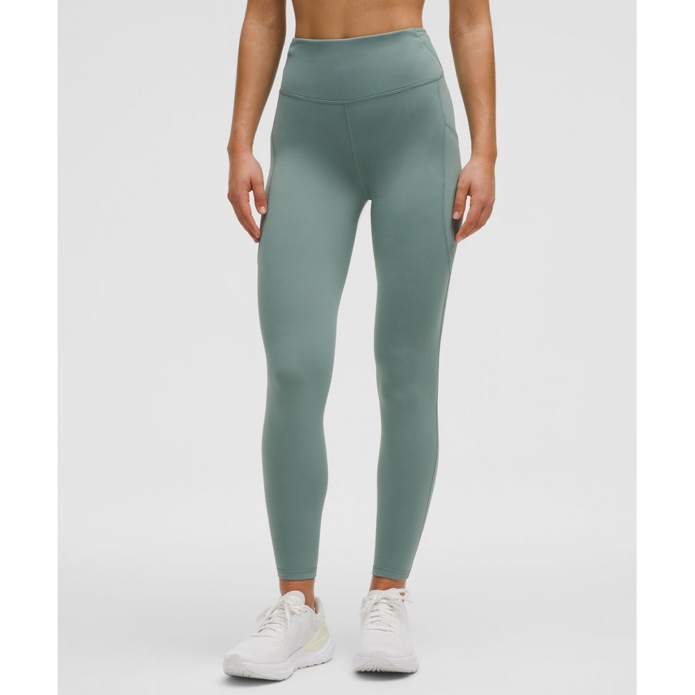 

Lululemon Fast And Free High Rise Thermal Tight 28 Pockets Crater Blue 8/28