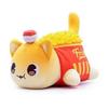 Meemeow Aphmau Plush Meemeows Food Cats Plushie Bunle Ahpmau French Fries Burger Pillow Plush Toys Kawaii Cute Plushy Cats Doll