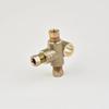 10Mm Brake Pipe Fittings 3 Way Brake T Piece Tee W/ 3 Male Short Nuts Union Metric M10 3/16" Pipe Brake Hoses Accessories Parts
