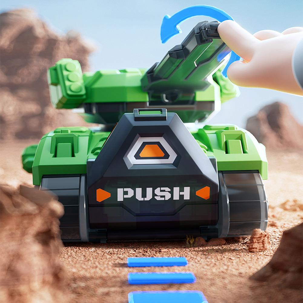 Toy Tanks For Kids Wind-up Toy 360° Rotation Vehicle Toys With Hidden Storage Box Birthday Gifts For Boys Girls