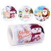 Christmas Stickers Label Round Christmas Tags- Self-Adhesive Merry Christmas Stickers Envelope Seals- Stickers for Card