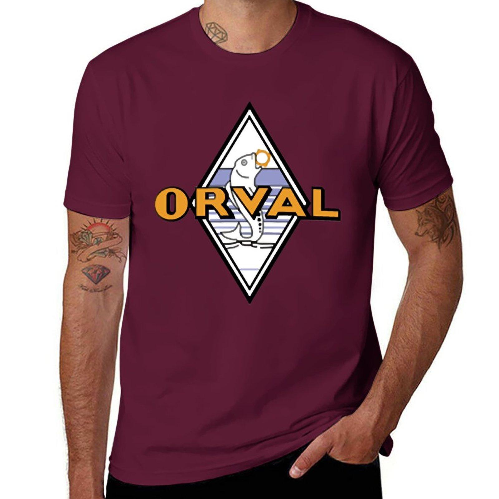 

New Orval logo TShirt tees heavyweight t shirts cute clothes men clothing 3XL