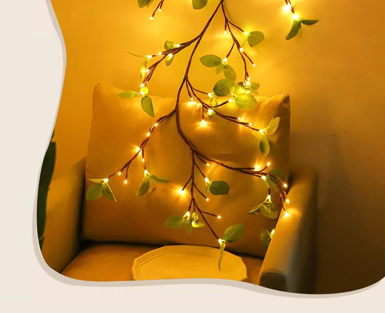 LED Schmetterling Rosenranken Lichter - Biegsame Feiertags Wanddekorationen