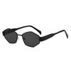 European & American Metal Polygonal Women's Sunglasses - UV Protection, High-End Street Style, Fashionable Glasses