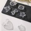 Clear Acrylic Pet Hair Keepsakes Box Cats Furs Holder Case for Memorial DIY Craft Pet Loss Remembrances and Home Decors