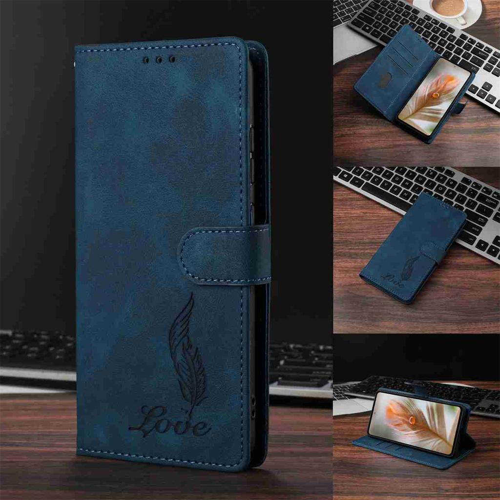 Quill Pen Embossed Pattern Flip Card Design Wallet Case for Infinix Smart 8/itel A70/Tecno Spark 20,Pop 7,Pop 8,Pova 5,Neo 2,Spark Go 2023...(8-Color)