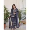 Women's Designer Cotton Kurti Pant Dupatta Set Indian Bollywood Ethnic Kurta Set