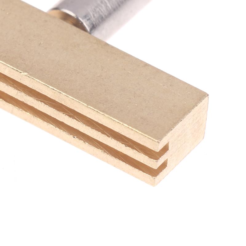 Special Hot Pressing Copper Head Zebra Crossing Hot Pressing Tool For Hot Soldering Iron In 936 Welding Station 34Mm Wide