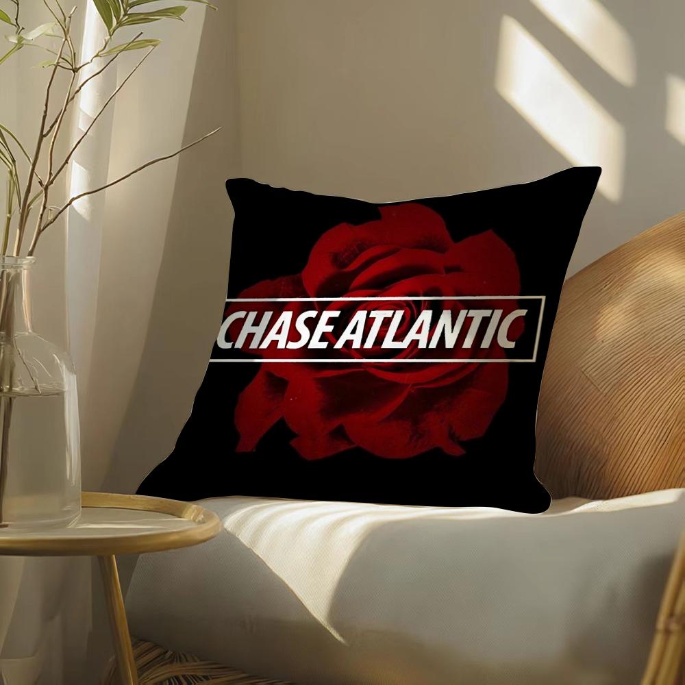 R&B Band C-Chase Atlantic Music Pillow Case Pattern Printed Pillowcase For Living Room Sofa Cushion Cover & Bedroom Decor