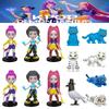 7 Stück/Set Kpop Dämonenjäger Figuren Spielzeug Cartoon Rumi/Mira/Zoey Actionfigur PVC Schreibtischdekoration Modell Puppe Spielzeug Geschenk für Fans