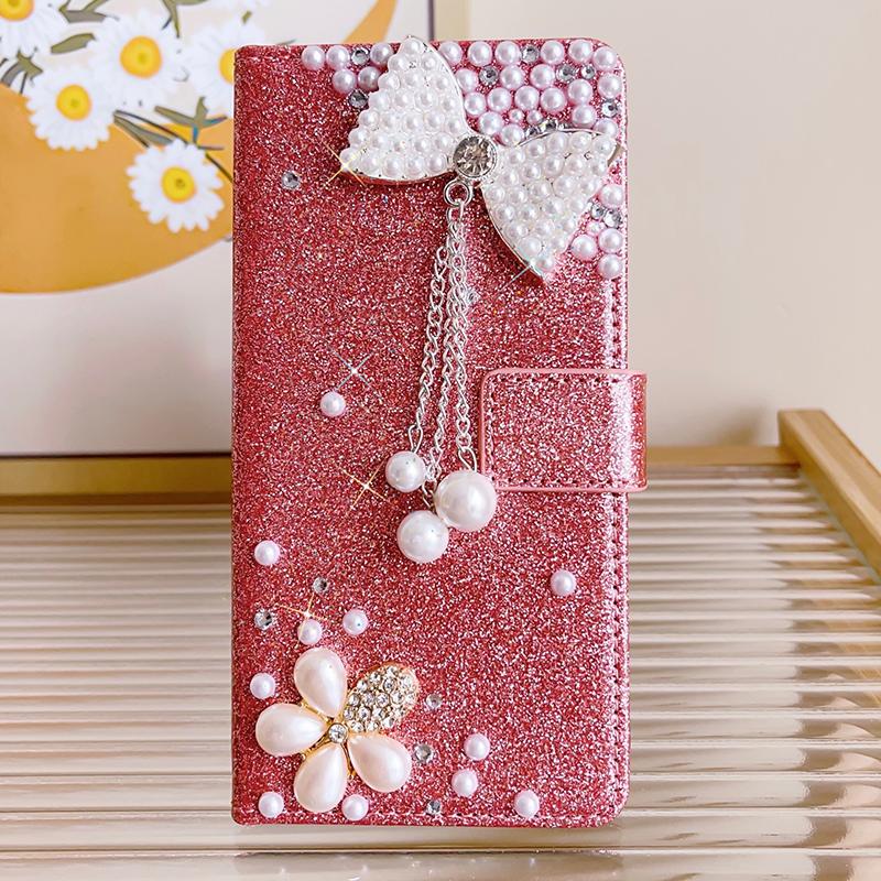 Glitter Wallet Case For Samsung Galaxy S26 Ultra S25 FE S24 S23 Plus S22 A13 A14 A15 A16 A26 A36 A56 A34 A54 A35 A55 A33 A17