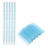 100pcs Nail Care Cuticle Pusher Dead Skin Removal Manicure Pedicure Cuticle Cleaning SticksBlue